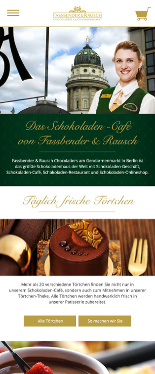 Fassbender & Rausch Onlineshop Referenz Homepage