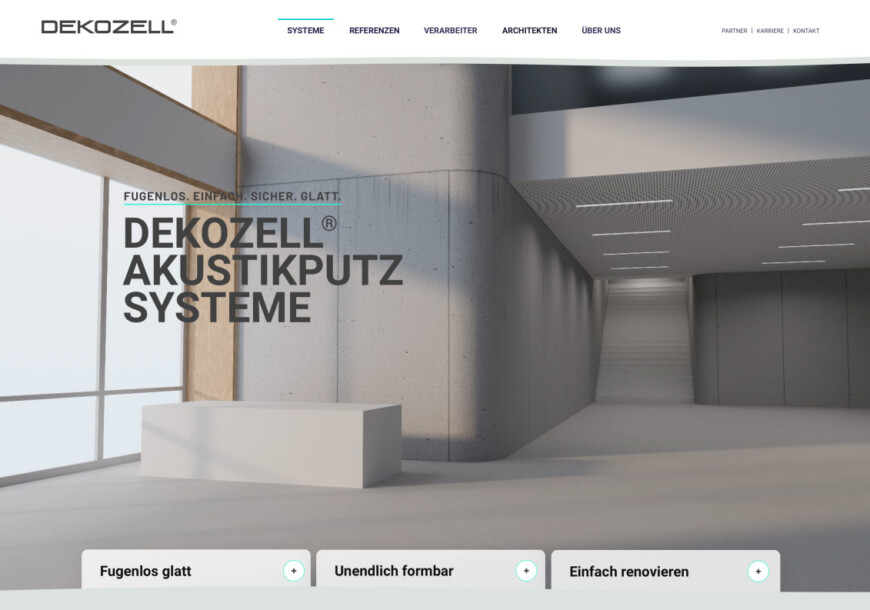 Dekozell Webdesign und Internetagentur FLOW4 Referenz